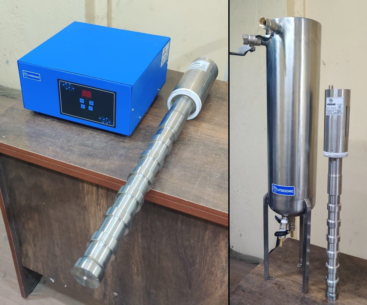 Ultrasonic Sonotrode for Biodiesel Reactor